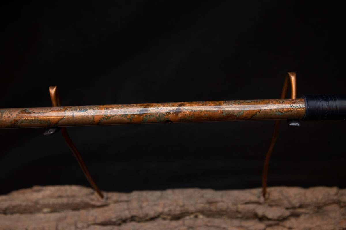 Lullaby Edition Copper Flute #LE0007 in Autumn Patina