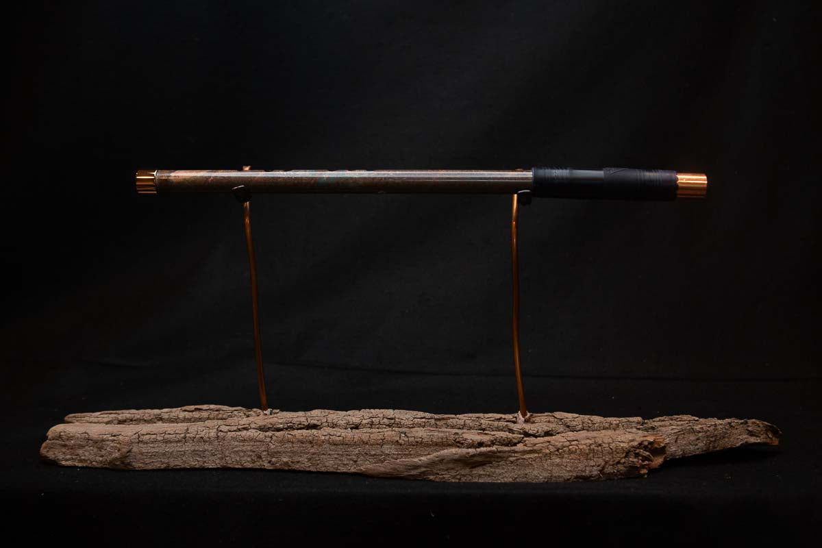 Lullaby Edition Copper Flute #LE0008 in Autumn Patina