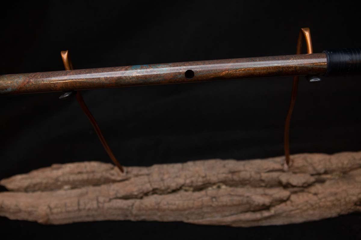 Lullaby Edition Copper Flute #LE0008 in Autumn Patina
