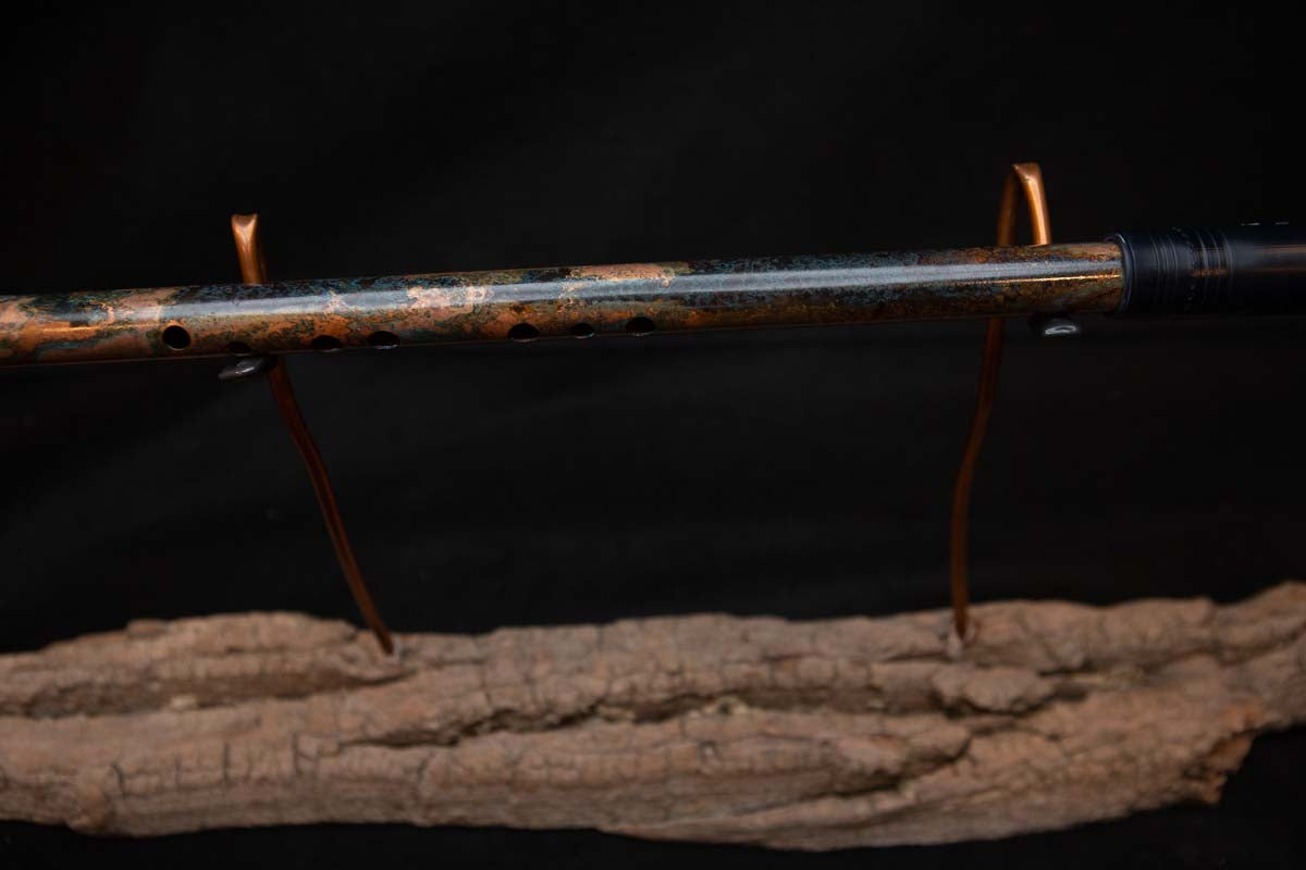Lullaby Edition Copper Flute #LE0008 in Autumn Patina
