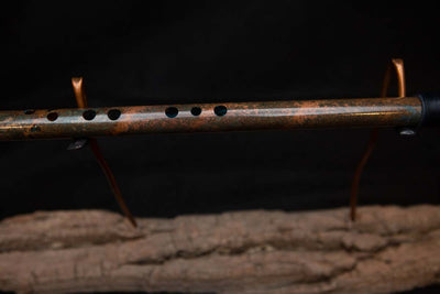 Lullaby Edition Copper Flute #LE0010 in Autumn Patina