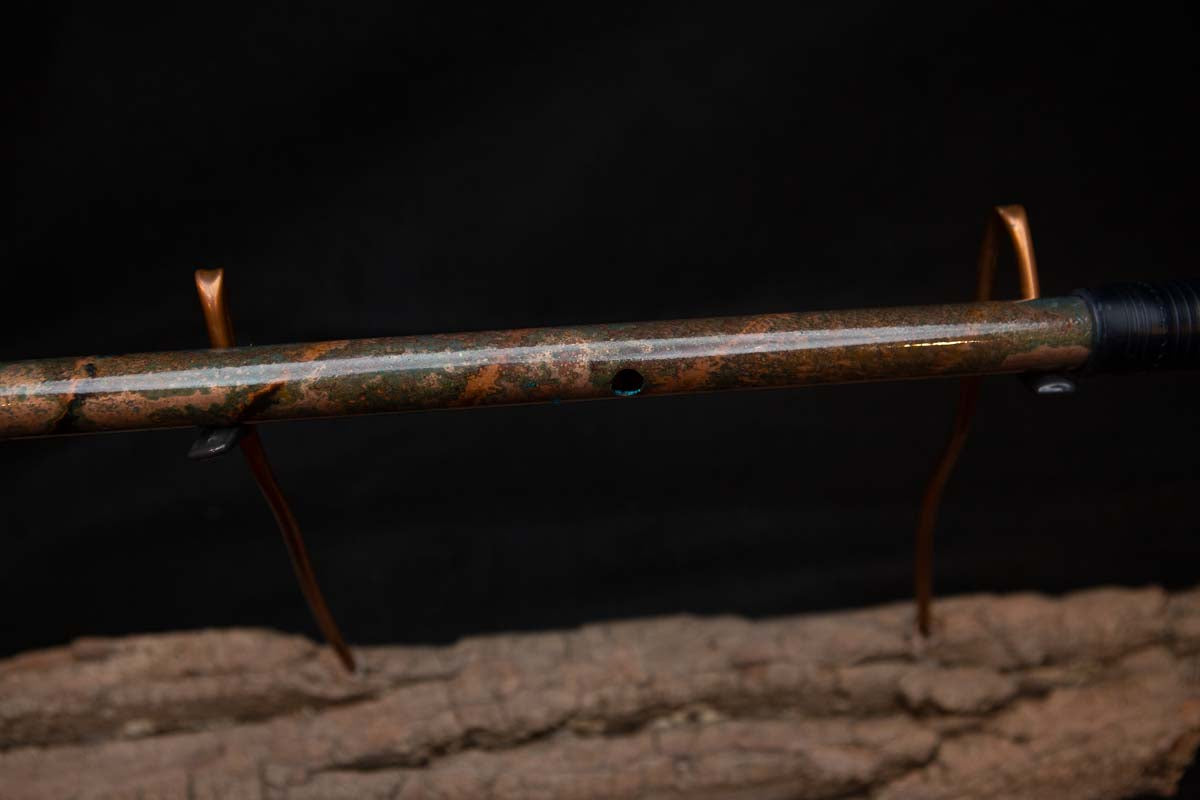 Lullaby Edition Copper Flute #LE0010 in Autumn Patina