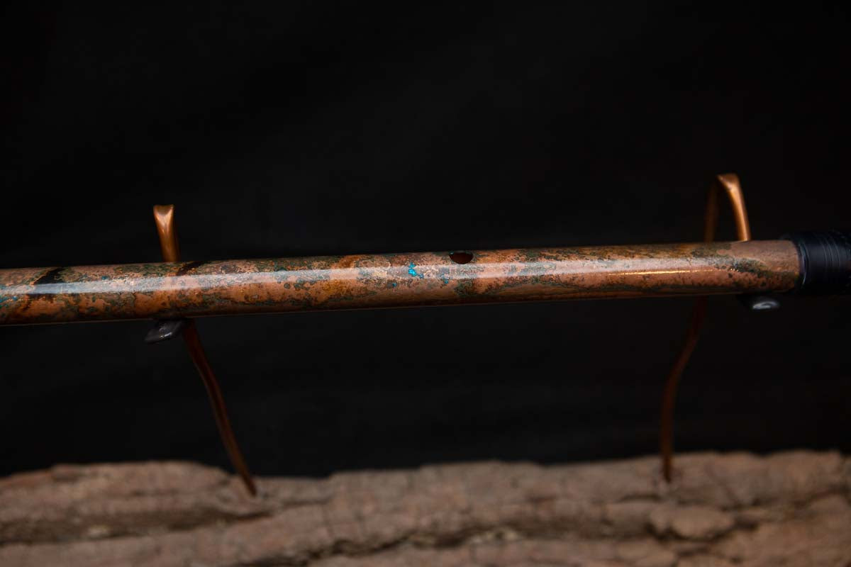 Lullaby Edition Copper Flute #LE0010 in Autumn Patina