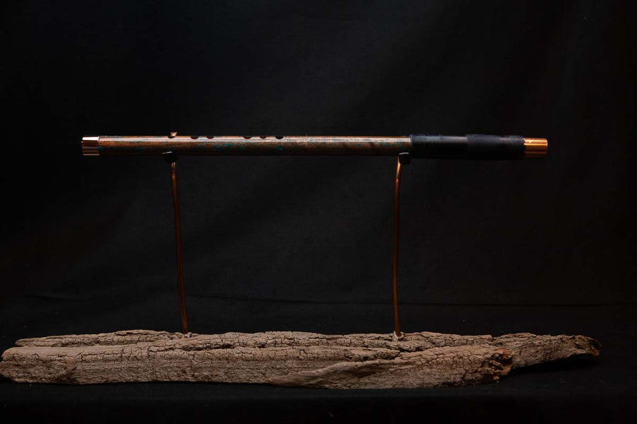 Lullaby Edition Copper Flute #LE0012 in  Autumn Patina