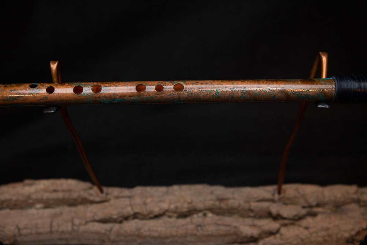 Lullaby Edition Copper Flute #LE0012 in  Autumn Patina