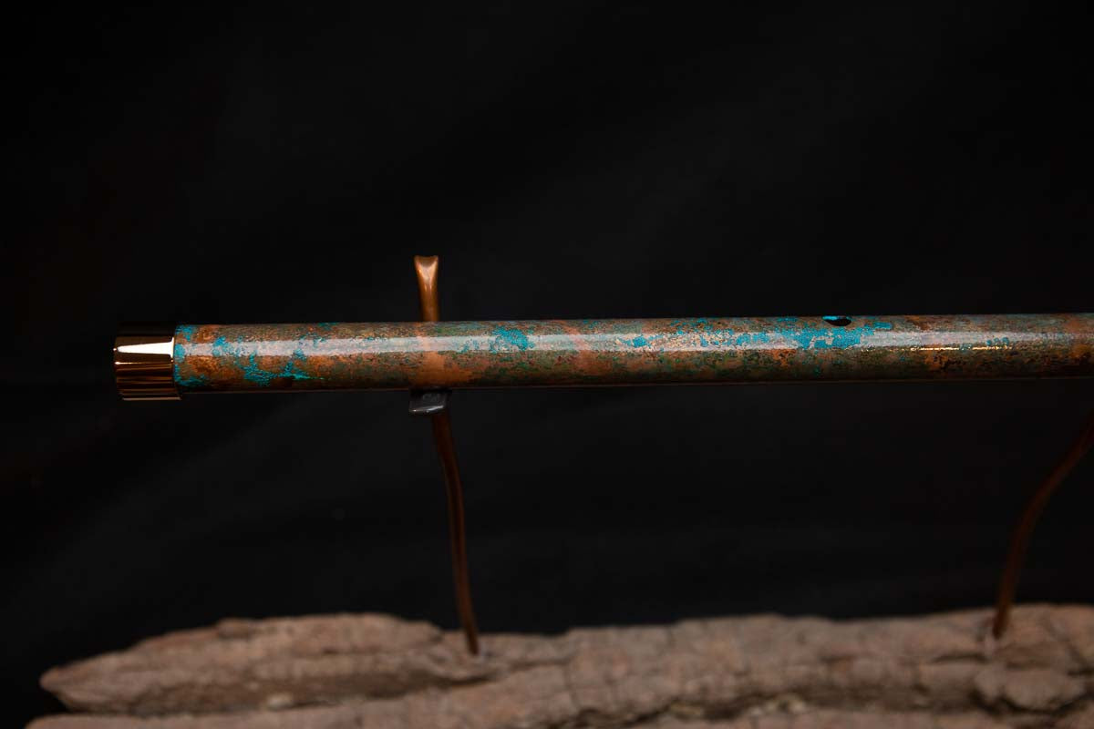 Lullaby Edition Copper Flute #LE0012 in  Autumn Patina