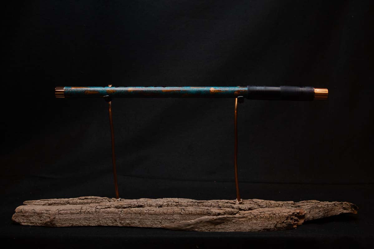 Lullaby Edition Copper Flute #LE0013 in  Turquoise Summer