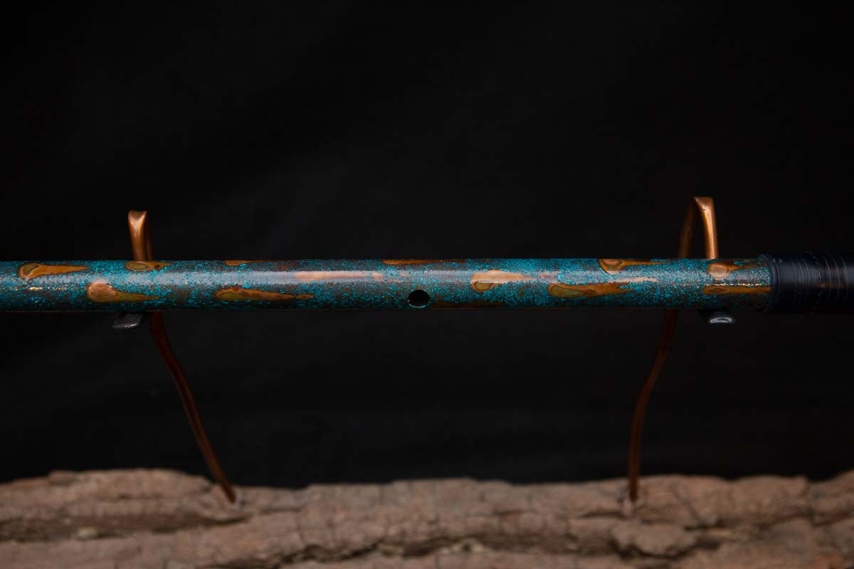 Lullaby Edition Copper Flute #LE0013 in  Turquoise Summer