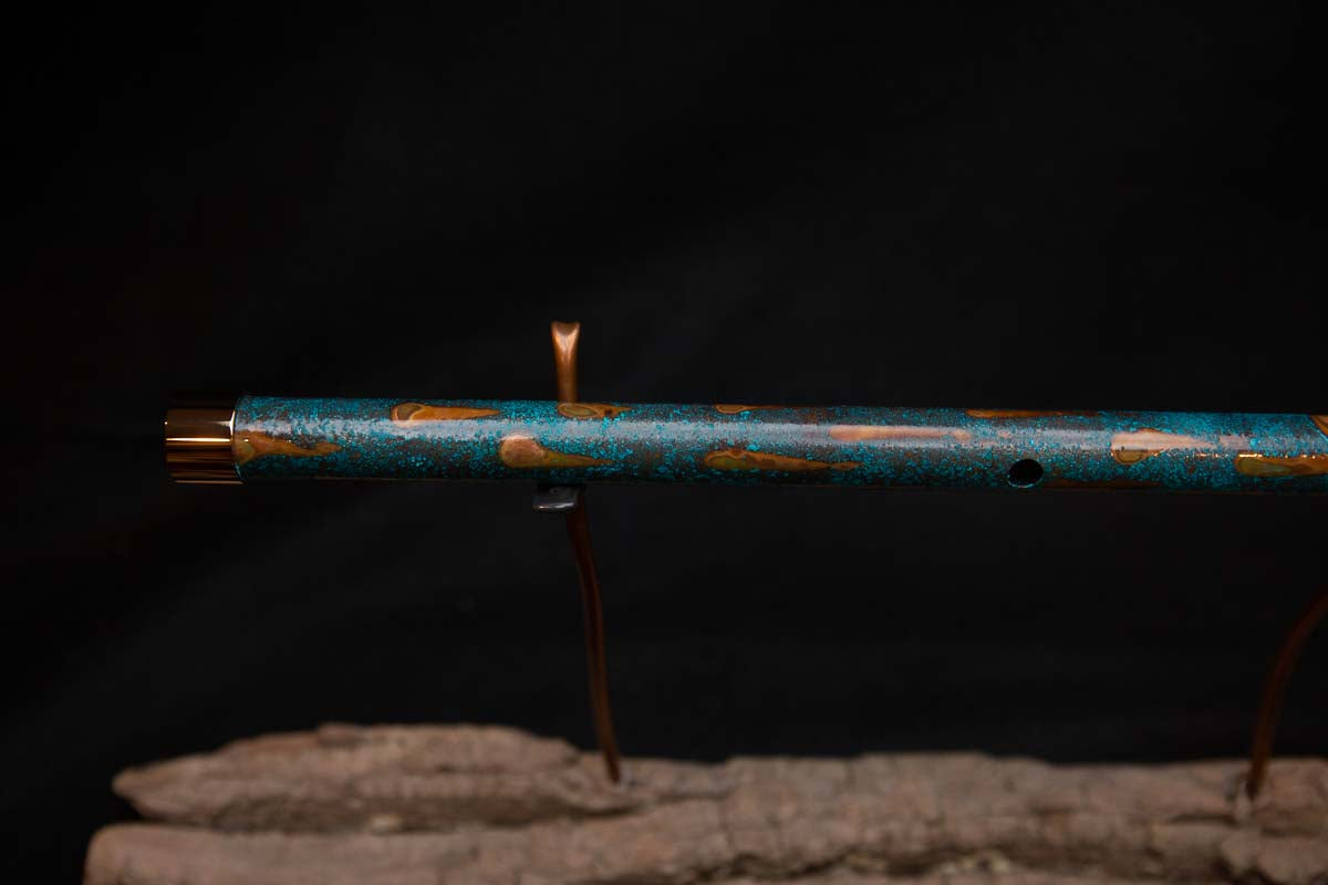 Lullaby Edition Copper Flute #LE0013 in  Turquoise Summer