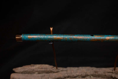 Lullaby Edition Copper Flute #LE0013 in  Turquoise Summer