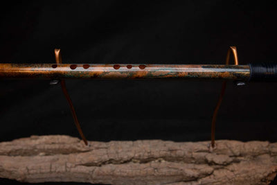 Lullaby Edition Copper Flute #LE0014 in Autumn Patina