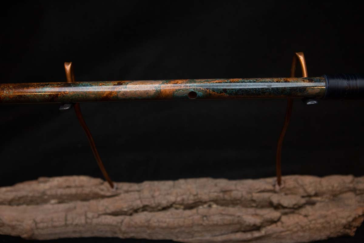 Lullaby Edition Copper Flute #LE0014 in Autumn Patina