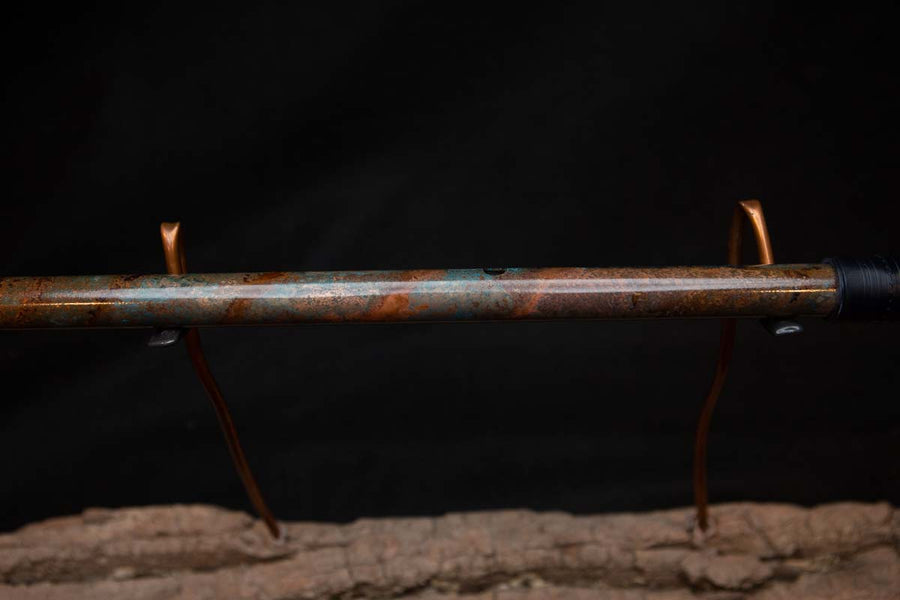 Lullaby Edition Copper Flute #LE0015 in Autumn Patina