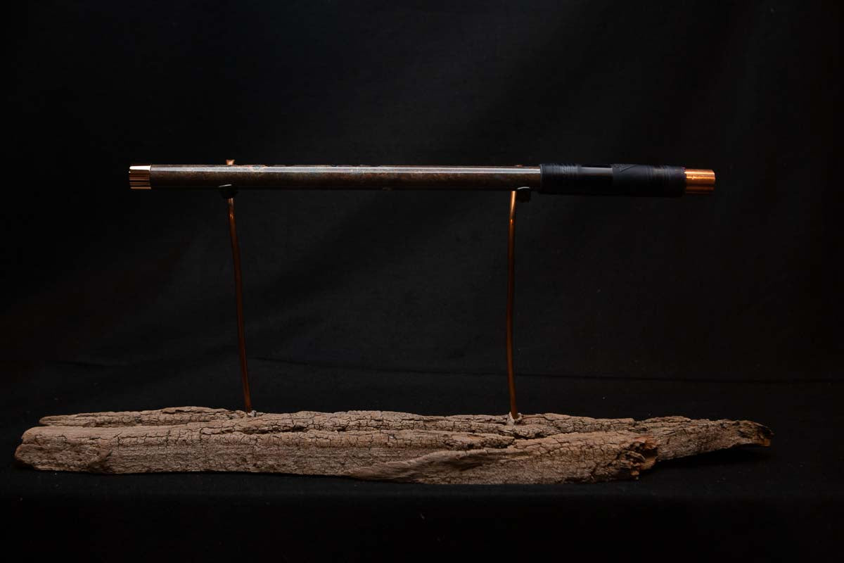Lullaby Edition Copper Flute #LE0016 in Autumn Patina