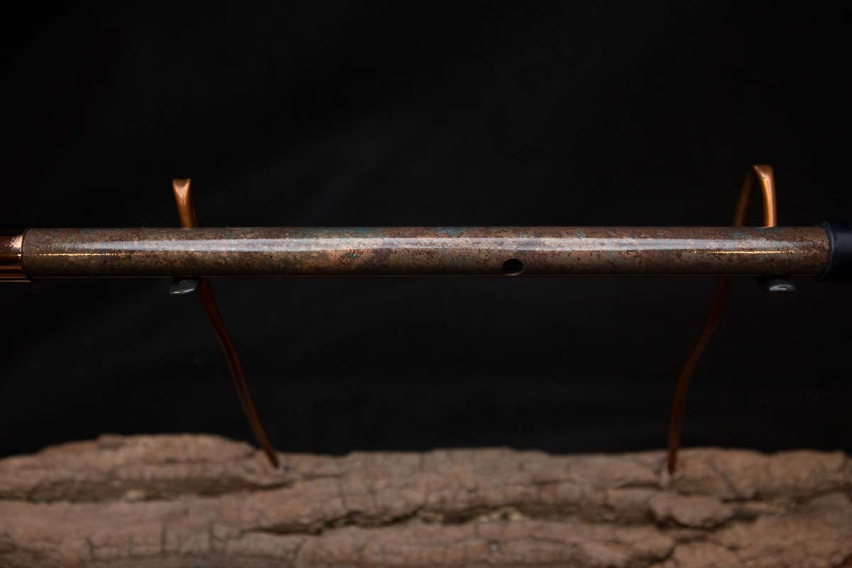 Lullaby Edition Copper Flute #LE0016 in Autumn Patina