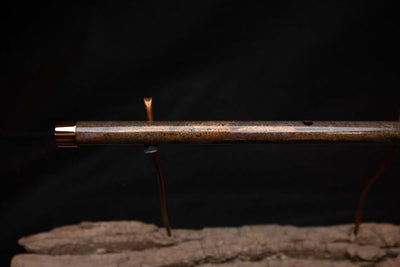 Lullaby Edition Copper Flute #LE0016 in Autumn Patina