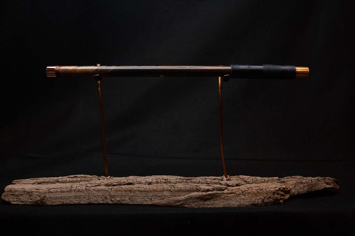 Lullaby Edition Copper Flute #LE0017 in Autumn Patina