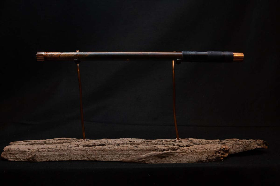 Lullaby Edition Copper Flute #LE0017 in Autumn Patina