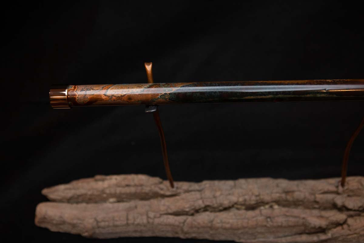 Lullaby Edition Copper Flute #LE0017 in Autumn Patina