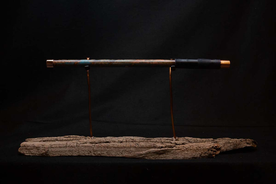 Lullaby Edition Copper Flute #LE0019 in Autumn Patina