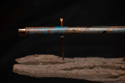 Lullaby Edition Copper Flute #LE0019 in Autumn Patina