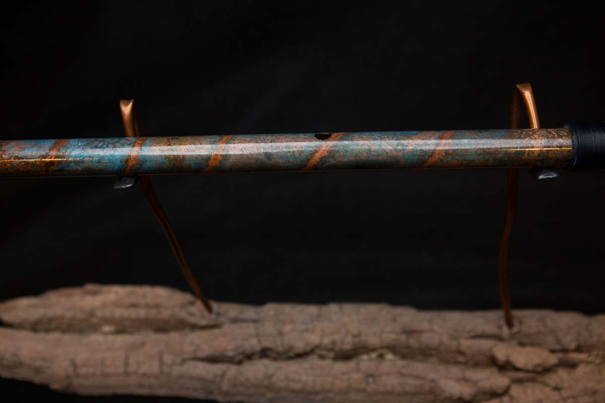 Lullaby Edition Copper Flute #LE0019 in Autumn Patina