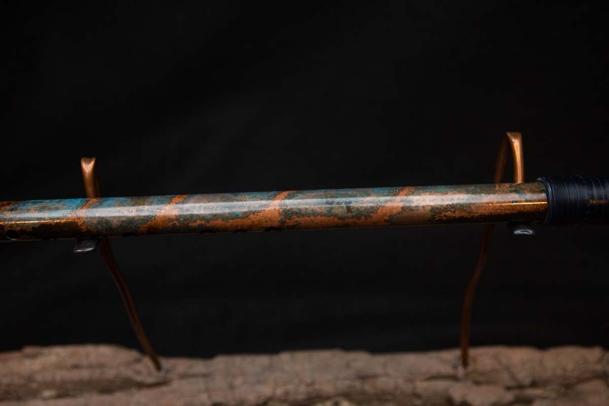 Lullaby Edition Copper Flute #LE0019 in Autumn Patina