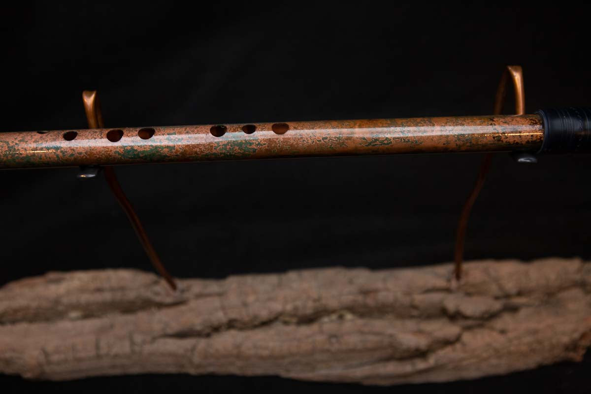 Lullaby Edition Copper Flute #LE0020 in Autumn Patina