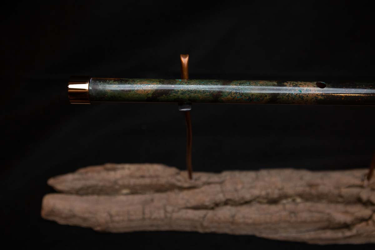 Lullaby Edition Copper Flute #LE0020 in Autumn Patina