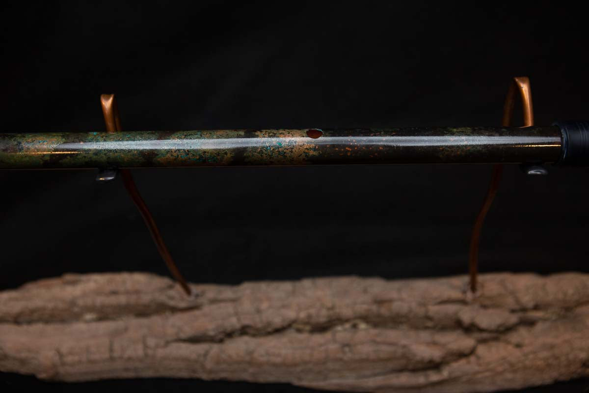 Lullaby Edition Copper Flute #LE0020 in Autumn Patina