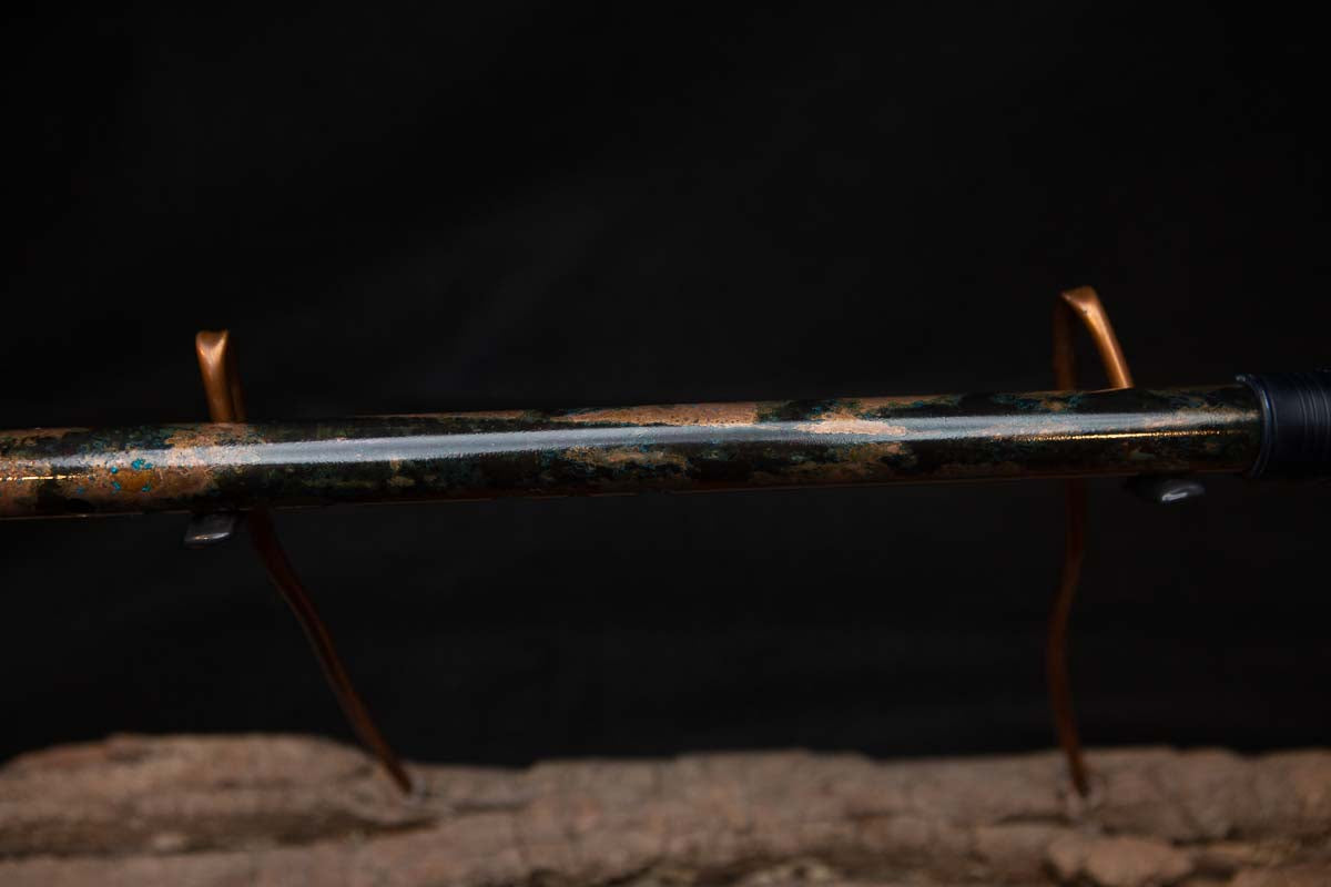 Lullaby Edition Copper Flute #LE0021 in Autumn Patina