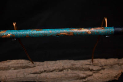 Lullaby Edition Copper Flute #LE0022 in Turquoise Summer