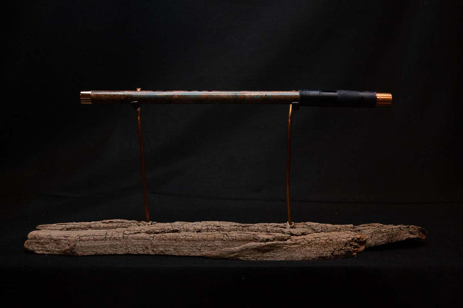 Lullaby Edition Copper Flute #LE0024 in Autumn Patina