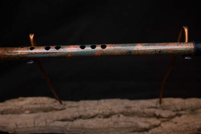 Lullaby Edition Copper Flute #LE0024 in Autumn Patina