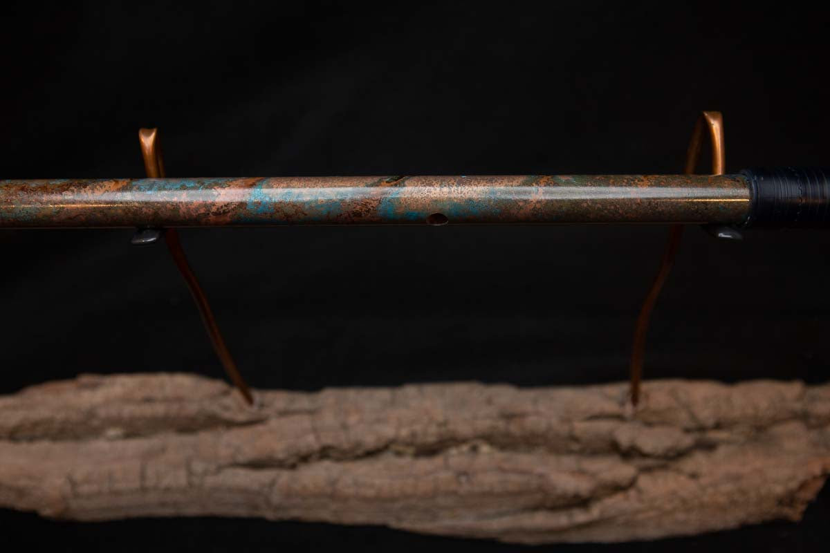Lullaby Edition Copper Flute #LE0025 in Autumn Patina