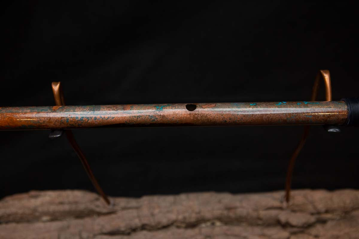 Lullaby Edition Copper Flute #LE0026 in Autumn Patina
