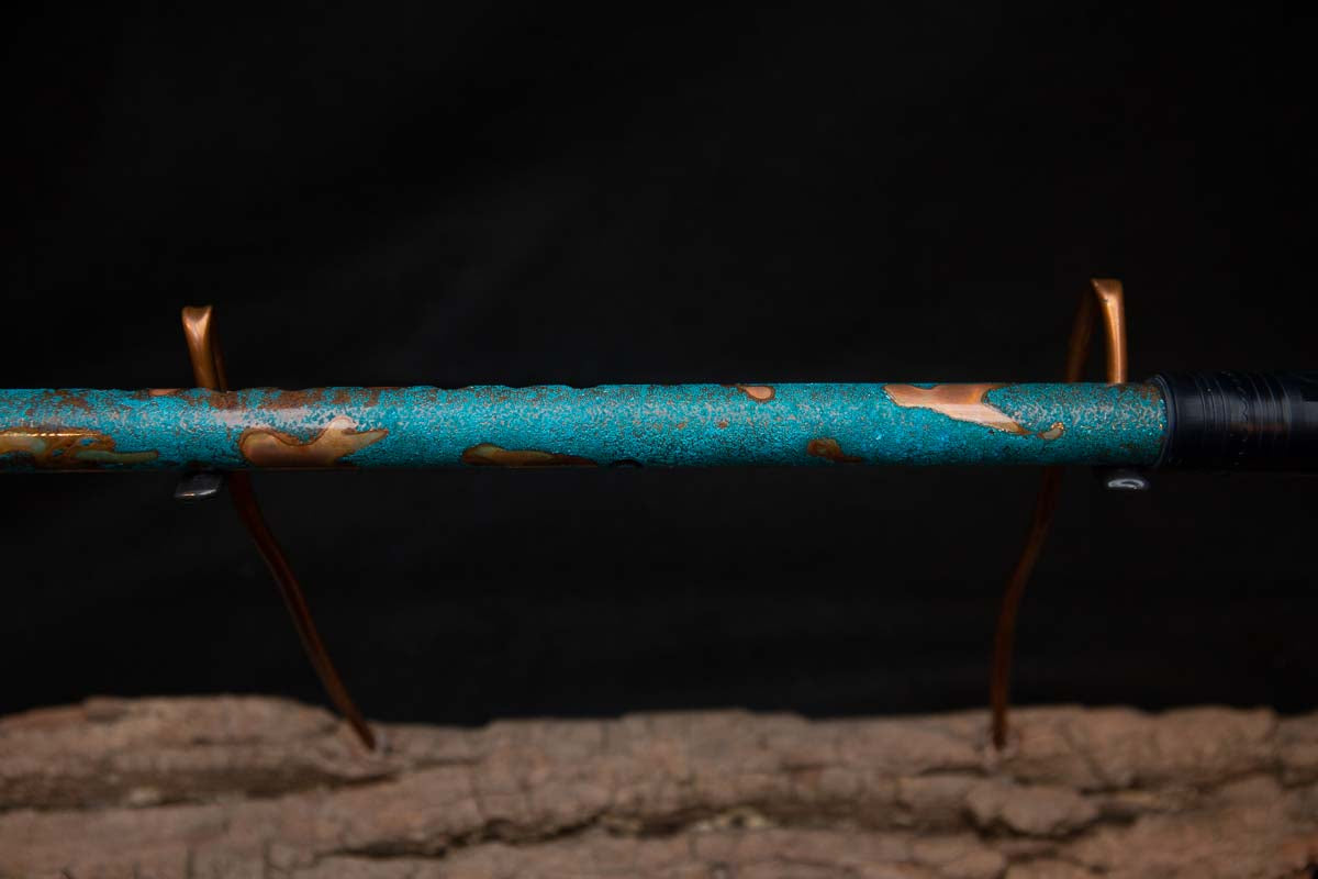 Lullaby Edition Copper Flute #LE0027 in Turquoise Summer