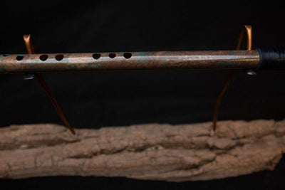 Lullaby Edition Copper Flute #LE0028 in Autumn Patina