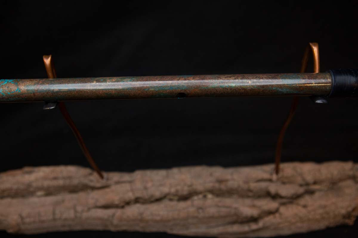 Lullaby Edition Copper Flute #LE0028 in Autumn Patina