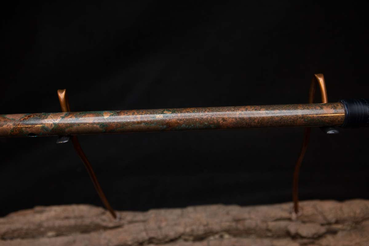 Lullaby Edition Copper Flute #LE0028 in Autumn Patina
