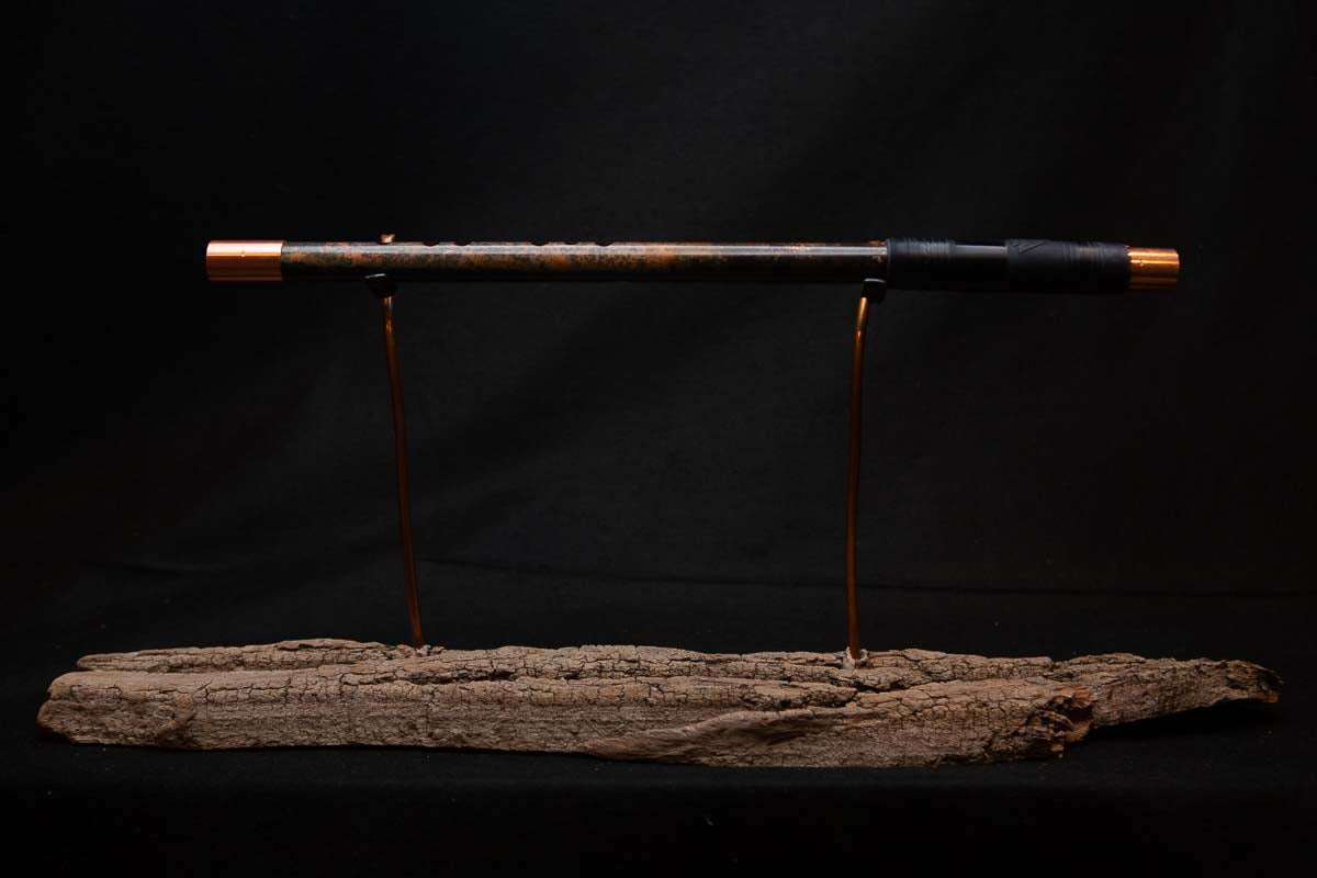 Lullaby Edition Copper Flute #LE0030 in Autumn Patina w/ Brushed Copper Endcap