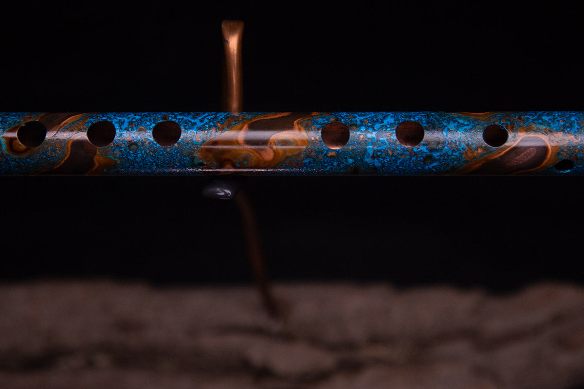 Copper Flute #0038 in Fire & Ice | Low C