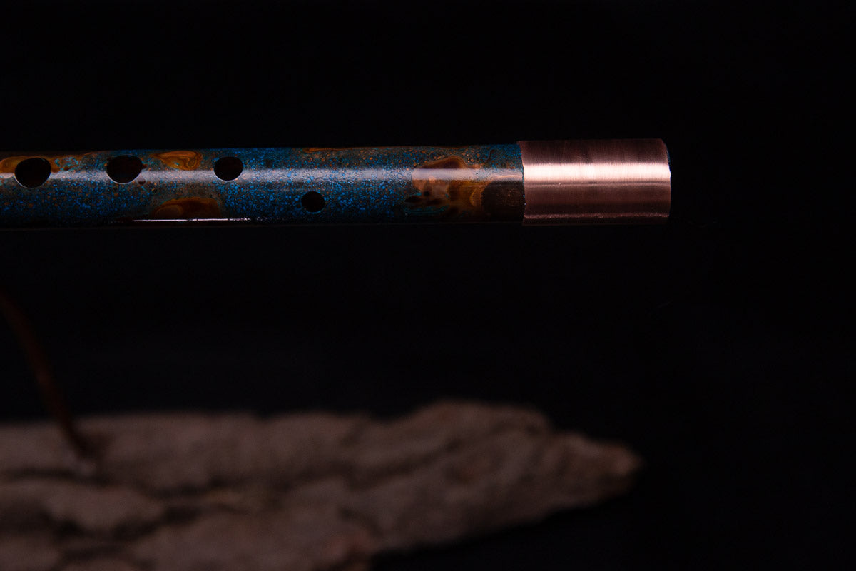 Copper Flute #0041 in Fire & Ice | Low C