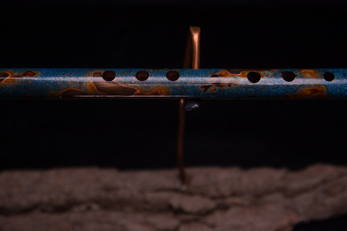 Copper Flute #0041 in Fire & Ice | Low C