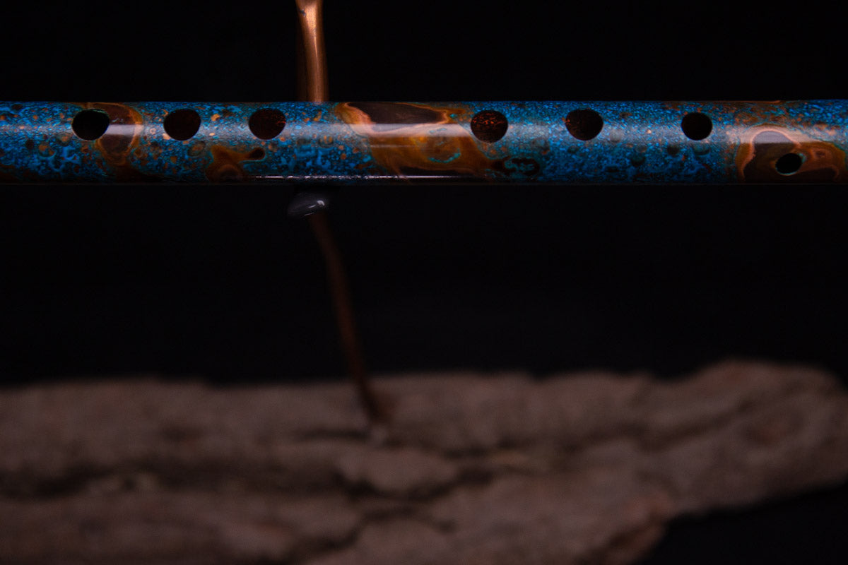Copper Flute #0043 in Fire & Ice | Low C