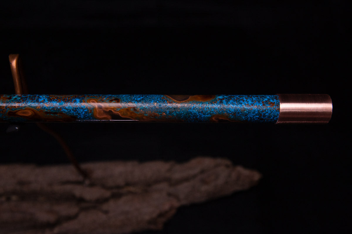 Copper Flute #0043 in Fire & Ice | Low C