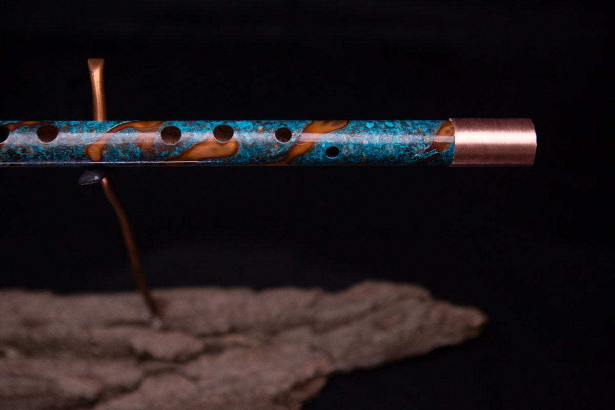 Copper Flute #0052 in Arctic Burl | Low C