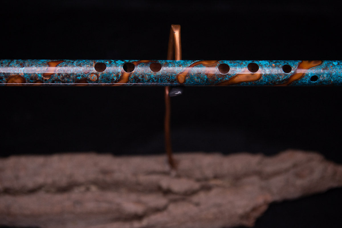 Copper Flute #0052 in Arctic Burl | Low C