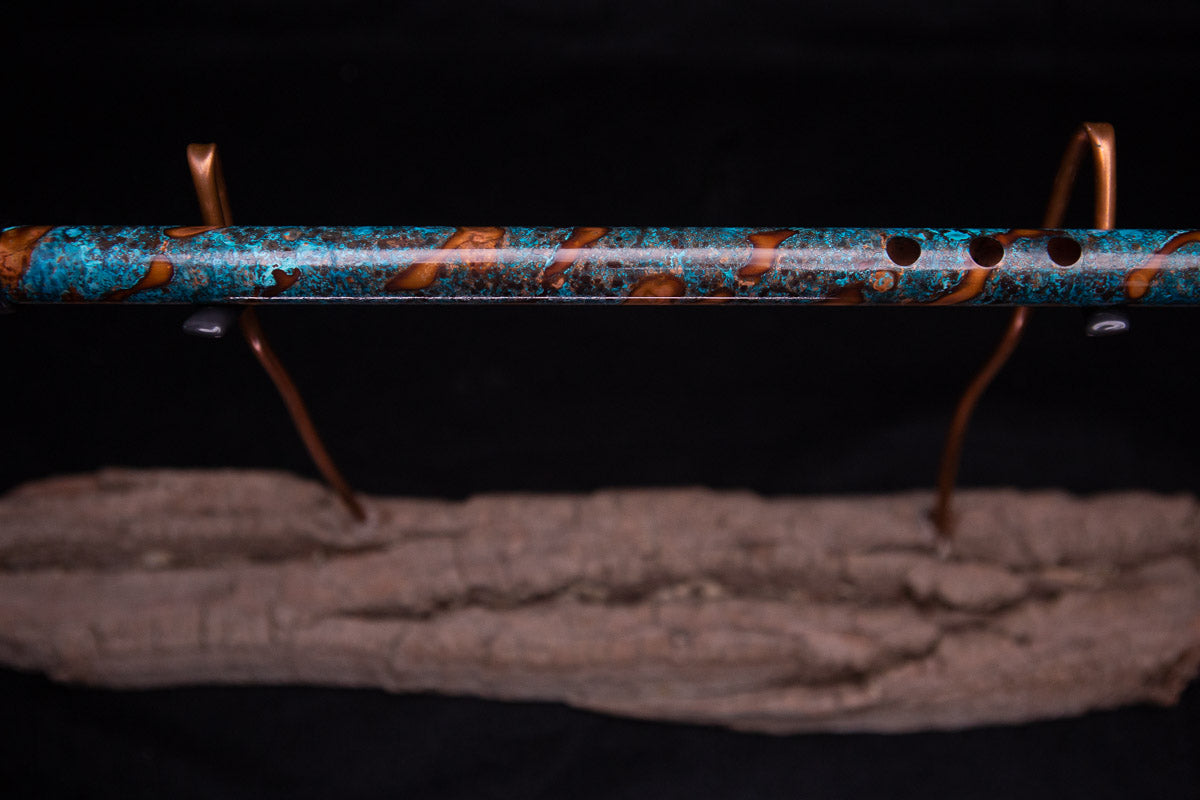 Copper Flute #0052 in Arctic Burl | Low C