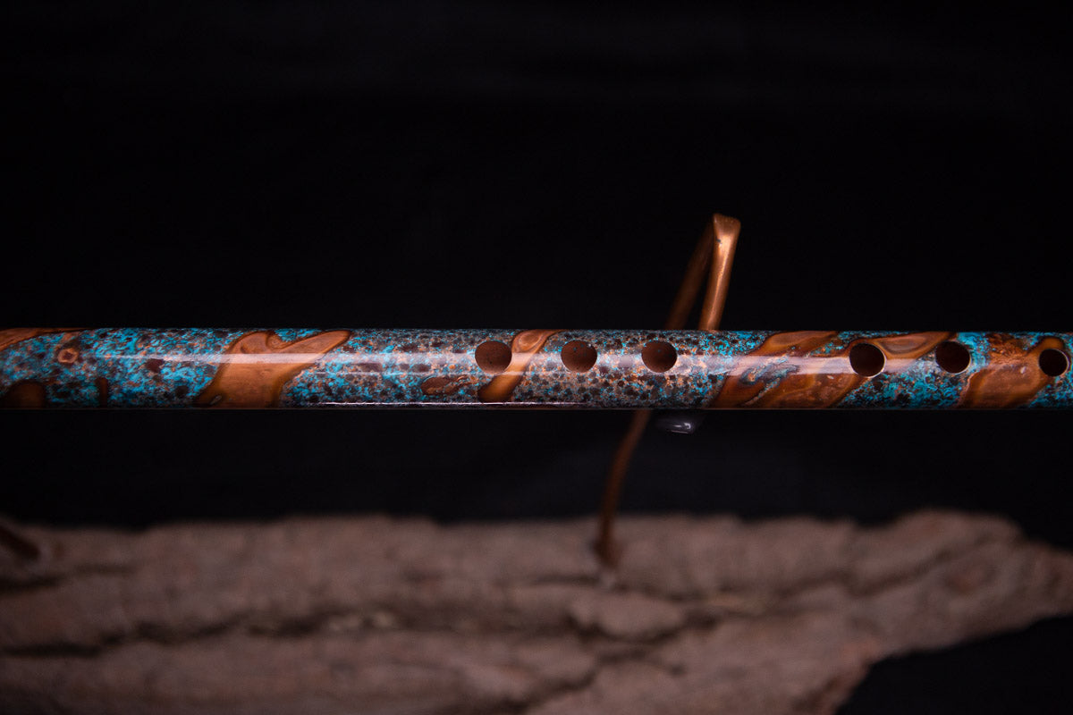 Copper Flute #0053 in Arctic Burl | Low C